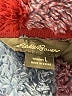 Eddie Bauer 100% Polyester Plaid Burgundy Pullover Sweater Size L - photo 7
