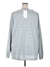 BLOOMCHIC Blue Long Sleeve T-Shirt Size 26 - photo 2