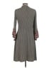 Max Studio Houndstooth Gray Casual Dress Size M - photo 2