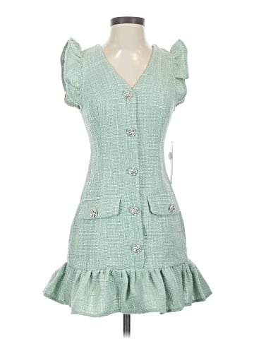 Aqua Casual Dress (view 1)