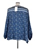 BLOOMCHIC Blue 3/4 Sleeve Blouse Size 26 - photo 2