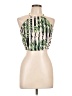 Akira 100% Polyester Green Sleeveless Blouse Size L - photo 1