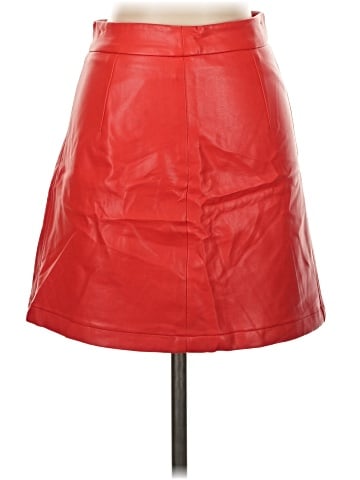 French Connection Faux Leather Skirt (view 1)