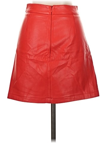 French Connection Faux Leather Skirt (view 2)
