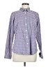 L.L.Bean Checkered-gingham Purple Long Sleeve Button-Down Shirt Size M - photo 1