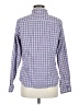 L.L.Bean Checkered-gingham Purple Long Sleeve Button-Down Shirt Size M - photo 2
