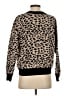 T Tahari Animal Print Brown Pullover Sweater Size S - photo 2