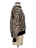 T Tahari Animal Print Brown Pullover Sweater Size S - photo 4