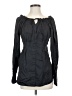 Tibi 100% Cotton Black Long Sleeve Blouse Size 4 - photo 1