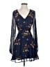 Lulus 100% Polyester Floral Blue Cocktail Dress Size S - photo 1