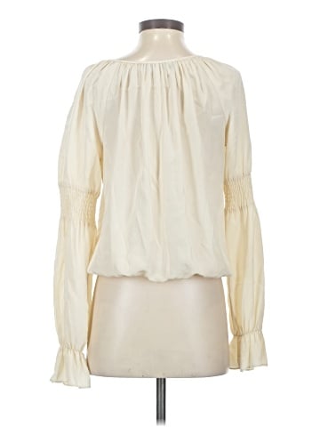 Fifteen Twenty Long Sleeve Silk Top (view 2)