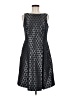 Pure Collection Argyle Gray Cocktail Dress Size 6 - photo 1