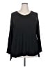 H By Halston Black 3/4 Sleeve Top Size 2X - photo 1