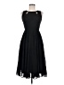 Gabby Skye 100% Polyester Solid Black Cocktail Dress Size M (estimated) - photo 1