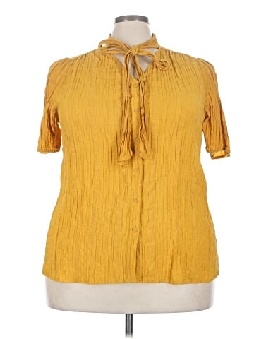 Lane Bryant Short Sleeve Blouse (view 1)