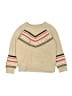 Hanna Andersson 100% Cotton Chevron-herringbone Tan Pullover Sweater Size 4 - photo 1