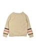 Hanna Andersson 100% Cotton Chevron-herringbone Tan Pullover Sweater Size 4 - photo 2