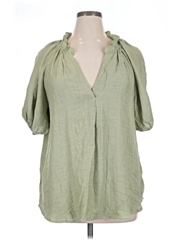 Perch by Blu Pepper Short Sleeve Blouse (view 1)