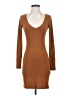 Forever 21 Solid Brown Casual Dress Size S - photo 1