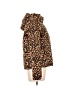 Ci Sono 100% Polyester Animal Print Brown Jacket Size L - photo 4