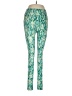 Lularoe Print Teal Leggings One size - photo 1