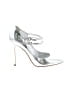 Sergio Rossi Metallic Silver Heels Size EU 39 1/2 - photo 1