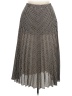 Max Studio 100% Polyester Chevron-herringbone Silver Casual Skirt Size XL - photo 1