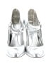 Sergio Rossi Metallic Silver Heels Size EU 39 1/2 - photo 2