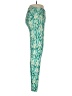 Lularoe Print Teal Leggings One size - photo 4
