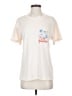 Unbranded Ivory Short Sleeve T-Shirt Size S - photo 1