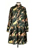 J.Crew 100% Polyester Paisley Green Casual Dress Size XS - photo 1