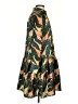 J.Crew 100% Polyester Paisley Green Casual Dress Size XS - photo 4