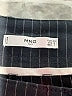 MNG Suit Stripes Blue Casual Pants Size 8 - photo 7