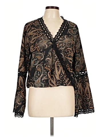 Cupcakes & Cashmere Long Sleeve Blouse (view 1)