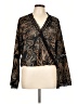Cupcakes & Cashmere 100% Polyester Black Long Sleeve Blouse Size L - photo 1