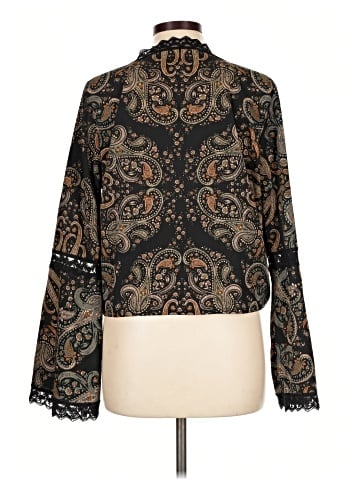 Cupcakes & Cashmere Long Sleeve Blouse (view 2)