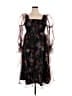 Shein Curve 100% Polyester Black Cocktail Dress Size 0X - photo 1