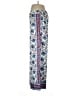 Ann Taylor LOFT 100% Polyester Paisley Blue Casual Pants Size L - photo 5