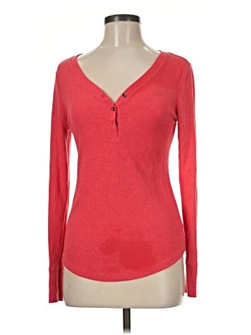 Time and Tru Long Sleeve Henley (view 1)