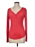 Time and Tru Red Long Sleeve Henley Size M - photo 1