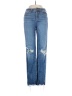 BKE Hearts Blue Jeans Size 26 waist - photo 1