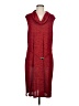 Connected Apparel Red Casual Dress Size M (estimated) - photo 1