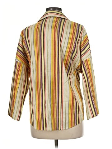 Akris Punto 3/4 Sleeve Button-Down Shirt (view 2)