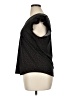 Adrianna Papell Black Short Sleeve Top Size XL - photo 5
