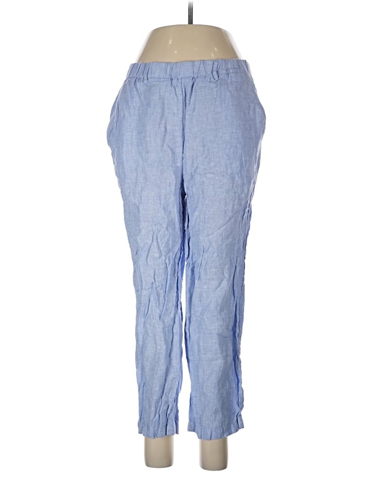 Pre-owned Quince Casual Pants In Blue