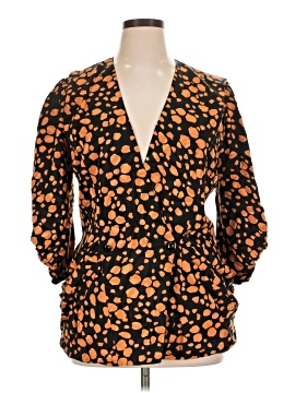 Assorted Brands Long Sleeve Silk Top