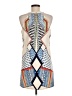 Venus 100% Polyester Graphic Blue Casual Dress Size M - photo 2
