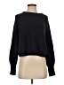 American Apparel 100% Cotton Solid Black Pullover Sweater Size S - photo 1