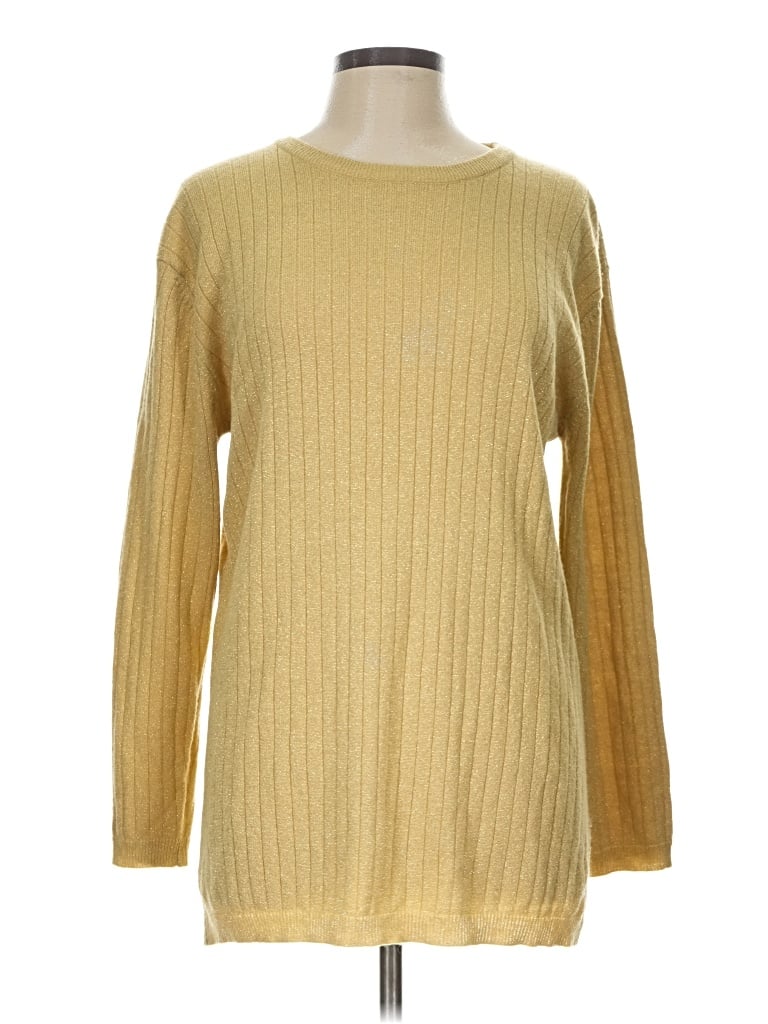 Pre-owned Sag Harbor Pullover Sweater In Gold