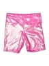 Gap Fit Metallic Pink Athletic Shorts Size Lg r - photo 1
